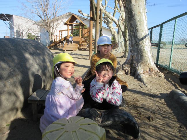 文間保育園のお友だちが遊びに来たよ！