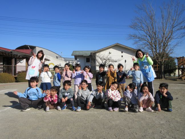 文間保育園のお友だちが遊びに来たよ！