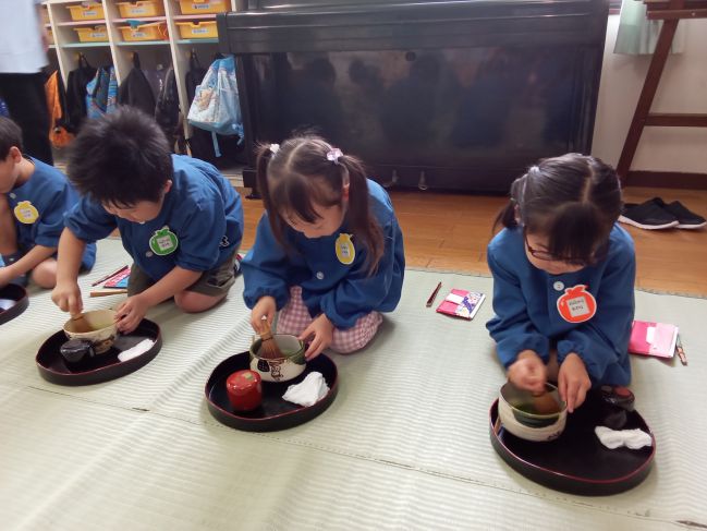 きりん組 初めてのお茶